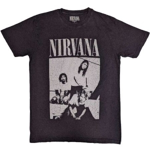 Nirvana - Unisex T-Shirt: Sitting (Distressed) (Sm in the group OTHER / BW-T-shirts at Bengans Skivbutik AB (4401294)