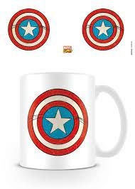 Marvel Comics - Marvel Comics (Captain America Shield) M in the group MERCHANDISE / Mug / Soundtrack at Bengans Skivbutik AB (4401408)