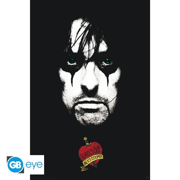 Alice Cooper - School's Out Face  91,5 x 61 cm in the group MERCHANDISE / Poster / Heavy Metal at Bengans Skivbutik AB (4401454)