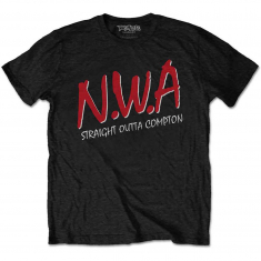 N.W.A - N.W.A UNISEX T-SHIRT: STRAIGHT OUTTA COM in the group OTHER / Övrigt /  at Bengans Skivbutik AB (4403248)