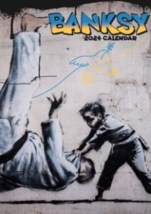 Banksy - Banksy 2024 Unofficial Calendar in the group MERCH / Calender 2024 at Bengans Skivbutik AB (4406322)
