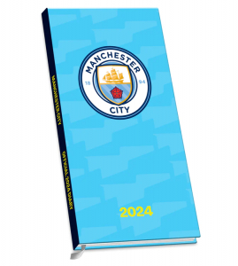 Manchester City Fc - Manchester City Fc 2024 Slim Diary in the group OTHER / Merchandise at Bengans Skivbutik AB (4406373)