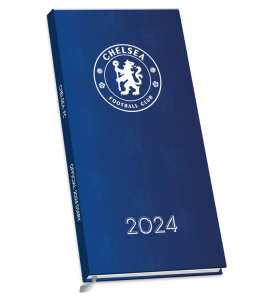 Chelsea Fc - Chelsea Fc 2024 Slim Diary in the group MERCH / Calender 2024 at Bengans Skivbutik AB (4406376)