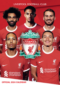 Liverpool Fc - Liverpool Fc 2024 A3 Calendar in the group OTHER / Merchandise at Bengans Skivbutik AB (4406390)
