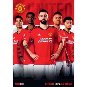 Manchester United Fc - Manchester United Fc 2024 A3 Calendar in the group OTHER / Merchandise at Bengans Skivbutik AB (4406392)