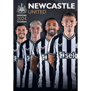 Newcastle United Fc - Newcastle United Fc 2024 A3 Calendar in the group MERCH / Calender 2024 at Bengans Skivbutik AB (4406399)