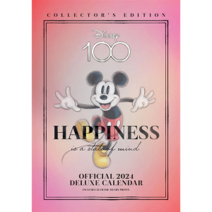Disney - Disney 100 Quotes 2024 A3 Deluxe Calenda in the group OTHER / Merchandise at Bengans Skivbutik AB (4406426)