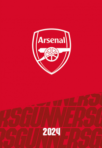 Arsenal Fc - Arsenal Fc 2024 A5 Diary in the group MERCHANDISE / Merch / Sport at Bengans Skivbutik AB (4406433)