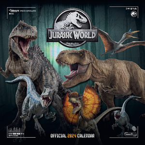 Jurassic - Jurassic World 2024 Square Calendar in the group OTHER / Merchandise at Bengans Skivbutik AB (4406468)
