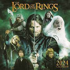 Lord Of The Rings - Lord Of The Rings Square Calendar in the group OTHER / Merchandise at Bengans Skivbutik AB (4406469)