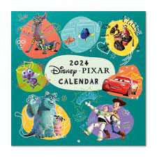 Pixar - Pixar Movies 2024 Square Calendar (Multi in the group OTHER / Merchandise at Bengans Skivbutik AB (4406470)