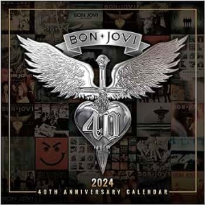 Bon Jovi - Bon Jovi 2024 Square Calendar in the group Minishops / Bon Jovi at Bengans Skivbutik AB (4406476)