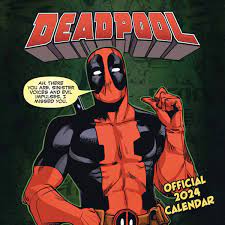 Deadpool - Deadpool (Marvel) 2024 Square Calendar in the group OTHER / Merchandise at Bengans Skivbutik AB (4406477)
