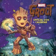 Marvel - Marvel: I Am Groot 2024 Square Calendar in the group MERCH / Calender 2024 at Bengans Skivbutik AB (4406481)