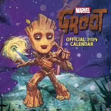 Marvel - Marvel: I Am Groot 2024 Square Calendar in the group OTHER / Merchandise at Bengans Skivbutik AB (4406481)