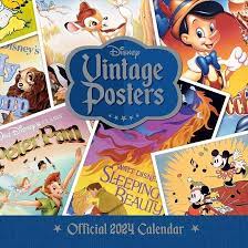 Disney - Disney Vintage Posters 2024 Square Calen in the group OTHER / Merchandise at Bengans Skivbutik AB (4406488)