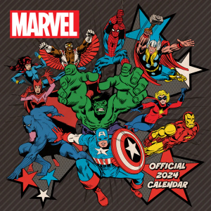 Marvel - Marvel 2024 Square Calendar in the group OTHER / Merchandise at Bengans Skivbutik AB (4406491)