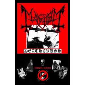 Mayhem - Deathcrush Textile Poster in the group MERCHANDISE / Merch / Hårdrock at Bengans Skivbutik AB (4408531)
