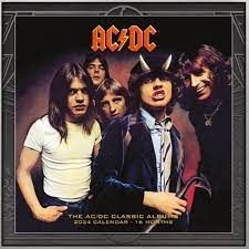 AC/DC - AC/DC 2024CALENDAR in the group MERCH / Minsishops-merch / Ac/Dc at Bengans Skivbutik AB (4413366)