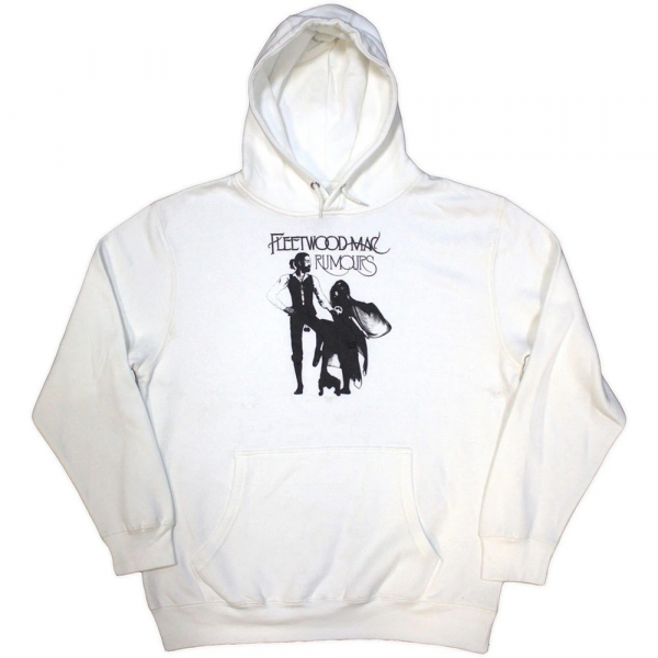 Fleetwood Mac - Rumours Uni White Pullover Hoodie in the group OTHER / Övrigt / at Bengans Skivbutik AB (4414426r)