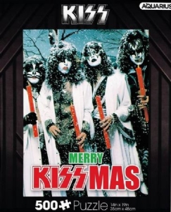 Kiss - Merry Kissmas 500 pc Jigsaw Puzzle in the group MERCHANDISE / Puzzle / Heavy Metal at Bengans Skivbutik AB (4414653)