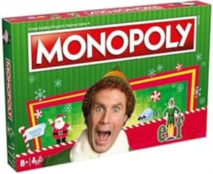 Elf - Monopoly - Elf in the group MERCHANDISE / Board Games / Soundtrack at Bengans Skivbutik AB (4415639)