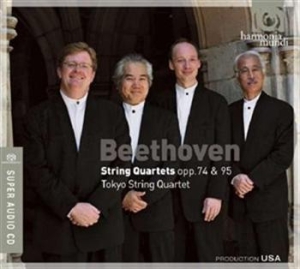 Ludwig van Beethoven - String Quartets Op. 74 & 95 in the group MUSIK / SACD / Klassiskt at Bengans Skivbutik AB (461140)