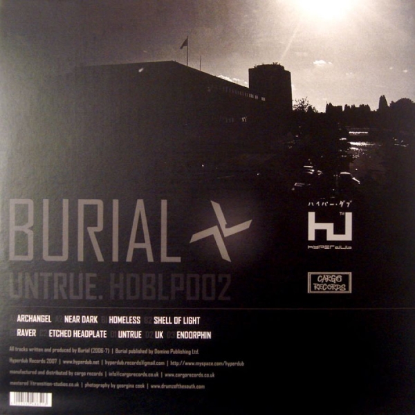 Burial - Untrue in the group VINYL / Rock at Bengans Skivbutik AB (483980)