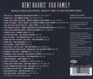 Various Artists - Kent Harris' R&B Family in the group CD / Pop-Rock,RnB-Soul at Bengans Skivbutik AB (501599)