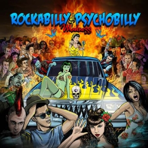 Blandade Artister - Rockabilly & Psychobilly Madness in the group CD / Rock at Bengans Skivbutik AB (501623)