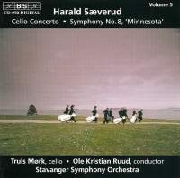 Saeverud Harald - Symphonie 8, Cello Concerto in the group Externt_Lager /  at Bengans Skivbutik AB (502511)