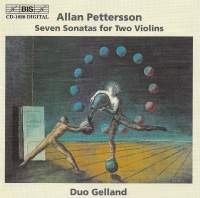 Pettersson Allan - 7 Sonatas For Two Violins in the group CD / Klassiskt at Bengans Skivbutik AB (502904)