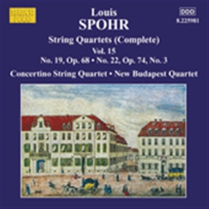 Spohr - Quartets Nos 19 And 22 in the group Externt_Lager /  at Bengans Skivbutik AB (502977)