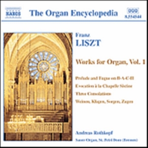 Liszt Franz - Works For Organ Vol 1 in the group Externt_Lager /  at Bengans Skivbutik AB (504459)
