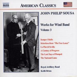 Sousa John Philip - Music For Wind Band Vol 3 in the group Externt_Lager /  at Bengans Skivbutik AB (504899)