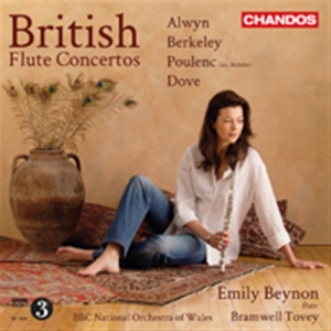 Various Composers - British Flute Concertos in the group Externt_Lager /  at Bengans Skivbutik AB (508316)
