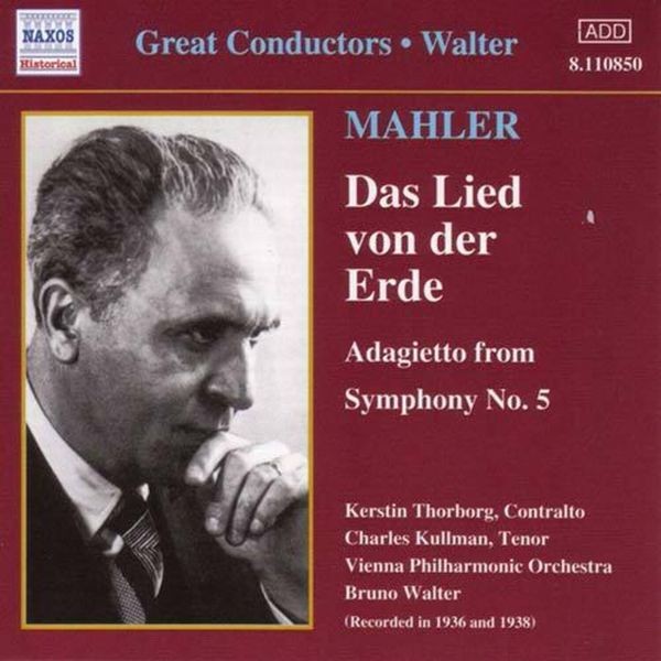Gustav Mahler - Lied Von Der Erde in the group CD / Klassiskt at Bengans Skivbutik AB (509673)