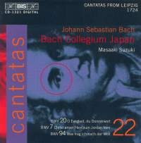Bach Johann Sebastian - Cantatas Vol 22 in the group Externt_Lager /  at Bengans Skivbutik AB (510065)