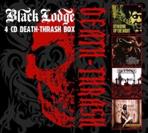Blandade Artister - Black Lodge - Death Thrash 4Cd Box in the group CD / Hårdrock/ Heavy metal at Bengans Skivbutik AB (510163)