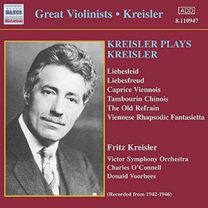 Kreisler Fritz - Plays Kreisler in the group Externt_Lager /  at Bengans Skivbutik AB (510452)