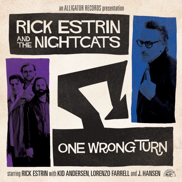 Estrin Rick & The Nightcats - One Wrong Turn in the group CD / Bestsellers at Bengans Skivbutik AB (516105)