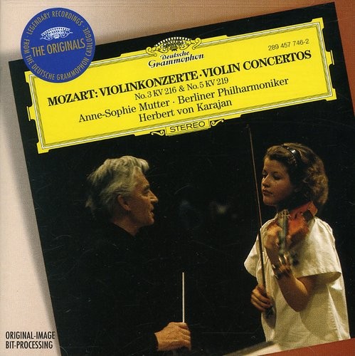 Mozart - Violinkonsert 3 & 5 in the group CD / Klassiskt at Bengans Skivbutik AB (518908)