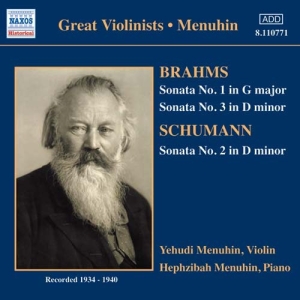 Brahms/Schumann - Sonatas Menuhin in the group Externt_Lager /  at Bengans Skivbutik AB (519507)