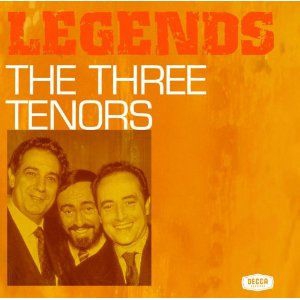 Carreras José Tenor - Legends - The Three Tenors in the group CD / Klassiskt at Bengans Skivbutik AB (522324)