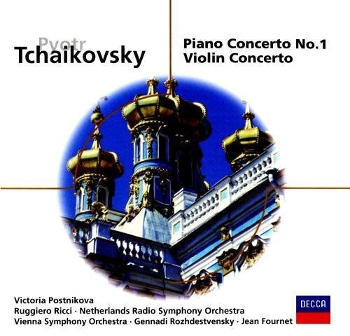 Tjajkovskij - Pianokonsert 1 & Violinkonsert in the group CD / Klassiskt at Bengans Skivbutik AB (523078)