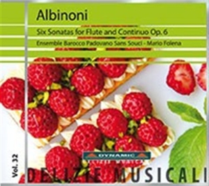 Albinoni - Six Sonatas For Flute And Continuo in the group Externt_Lager /  at Bengans Skivbutik AB (528014)