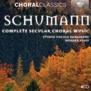 Schumann - Complete Secular Choral Music in the group Externt_Lager /  at Bengans Skivbutik AB (528877)