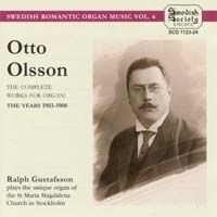 Olsson Otto - The Complete Organ Works Vol 2 in the group CD / Klassiskt at Bengans Skivbutik AB (532061)