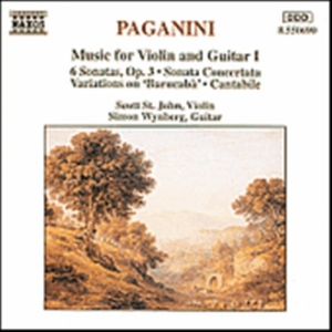 Paganini Nicolo - Music For Violin & Guitar 1 in the group Externt_Lager /  at Bengans Skivbutik AB (540768)