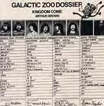 Brown Arthur And Kingdom Come - Galactic Zoo Dossier in the group CD / Bestsellers at Bengans Skivbutik AB (543856)